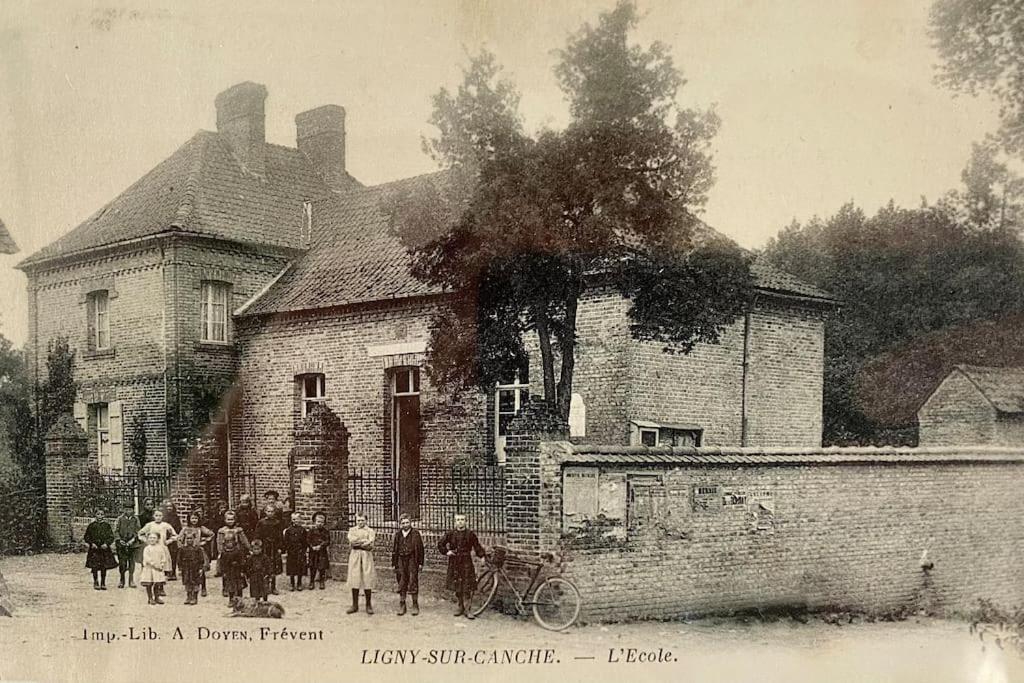 Gite De L'Ancienne Ecole Et Mairie Ligny-sur-Canche Exteriör bild